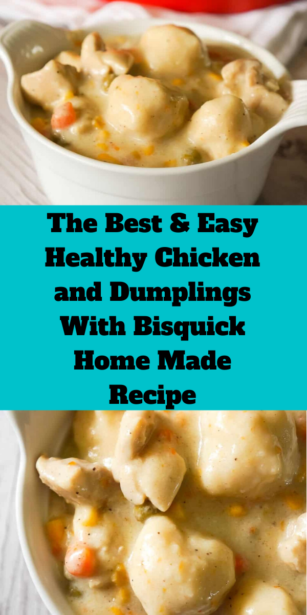The Best & Easy Healthy Chicken and Dumplings With Bisquick Home Made Recipe